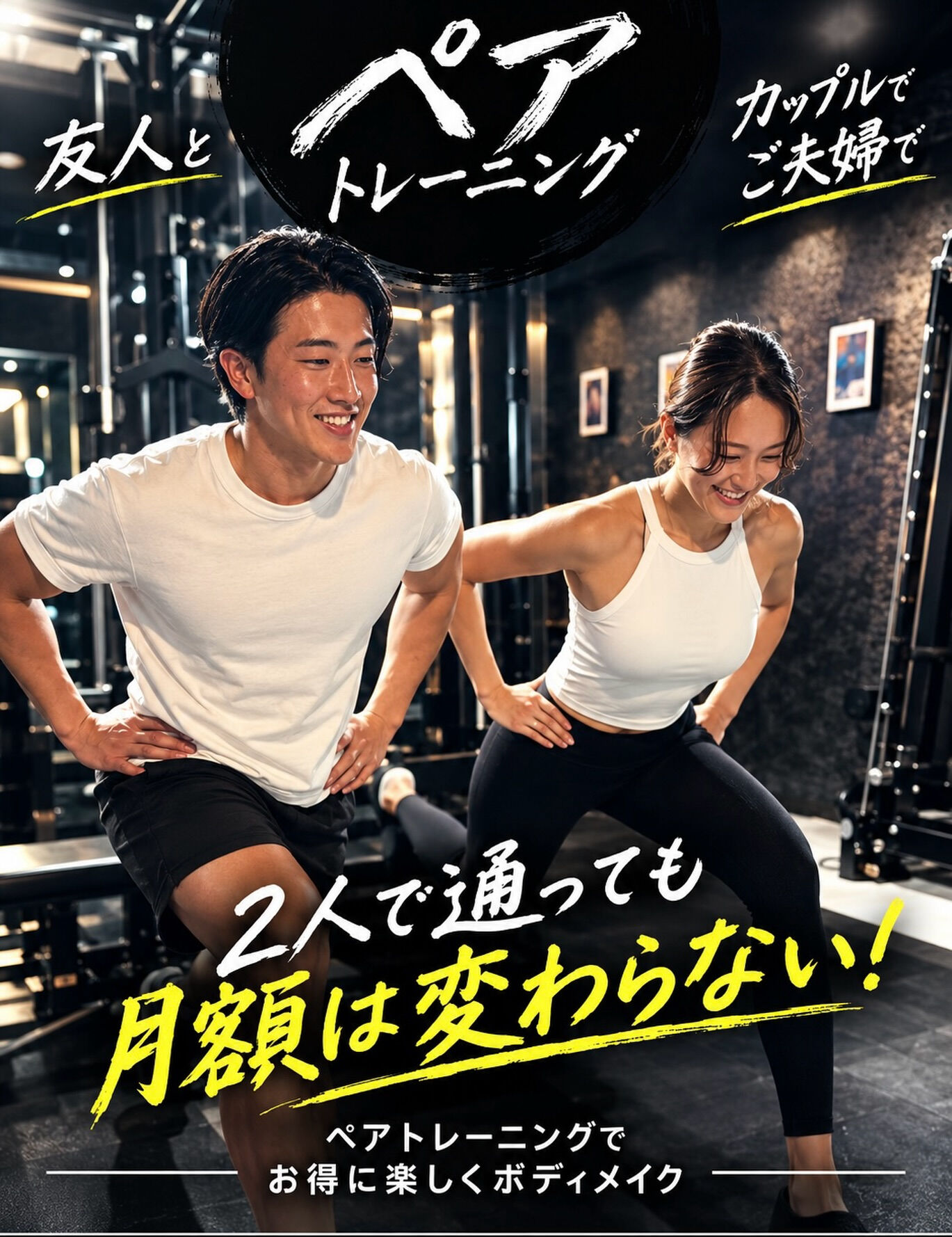 2人で通っても料金そのまま